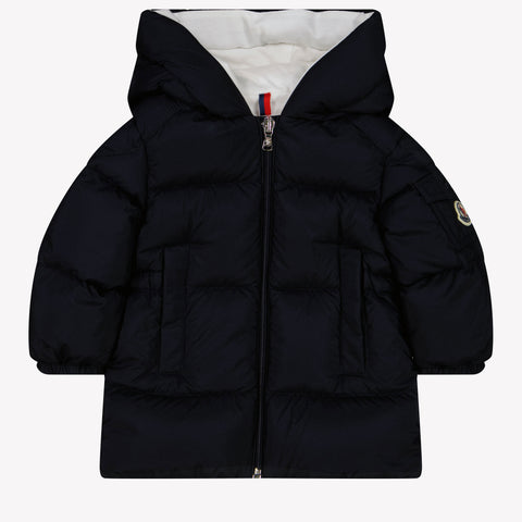 Moncler Marat bebé Chicos Abrigo de invierno Navy