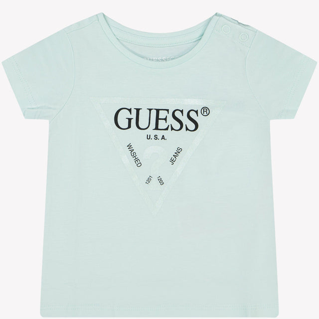 Guess Baby Meisjes T-Shirt Mint 12 mnd