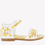 Dolce & Gabbana Sandálias de meninas amarelas