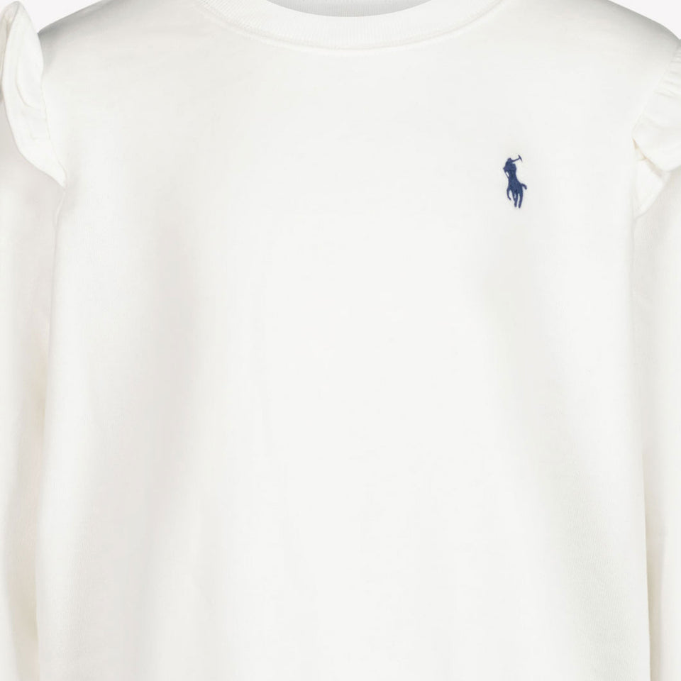 Ralph Lauren Filles Pull-over Blanc