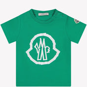 Moncler Baby Girl Camiseta Verde