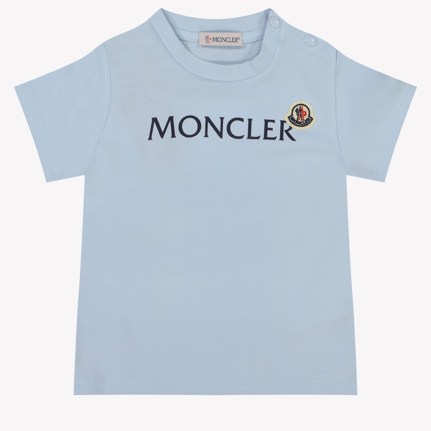 Moncler Bébé Garçons T-shirt Bleu Clair