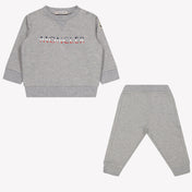 Moncler Baby Boys Jogging Suit Gray