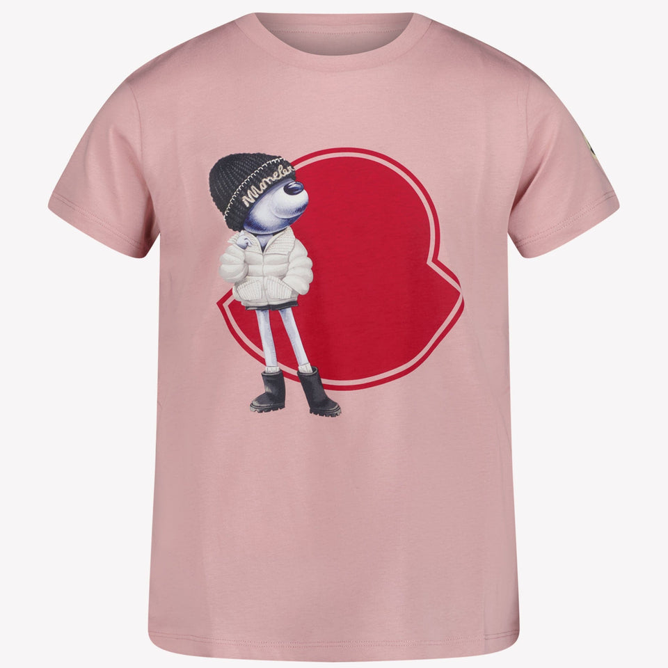 Moncler Meisjes T-shirt Licht Roze 4Y