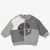 Tommy Hilfiger Bambino Ragazzi Maglione Grigio