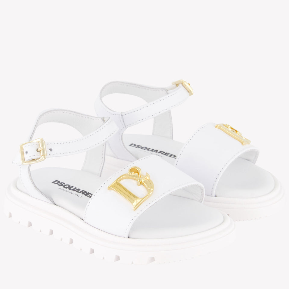 Dsquared2 Filles Sandales Blanc