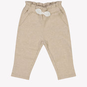 Chloé bebé Chicas Pantalón Beige