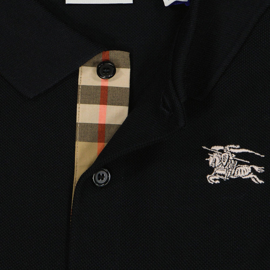 Burberry Enfants Johane Garçons Polo Noir