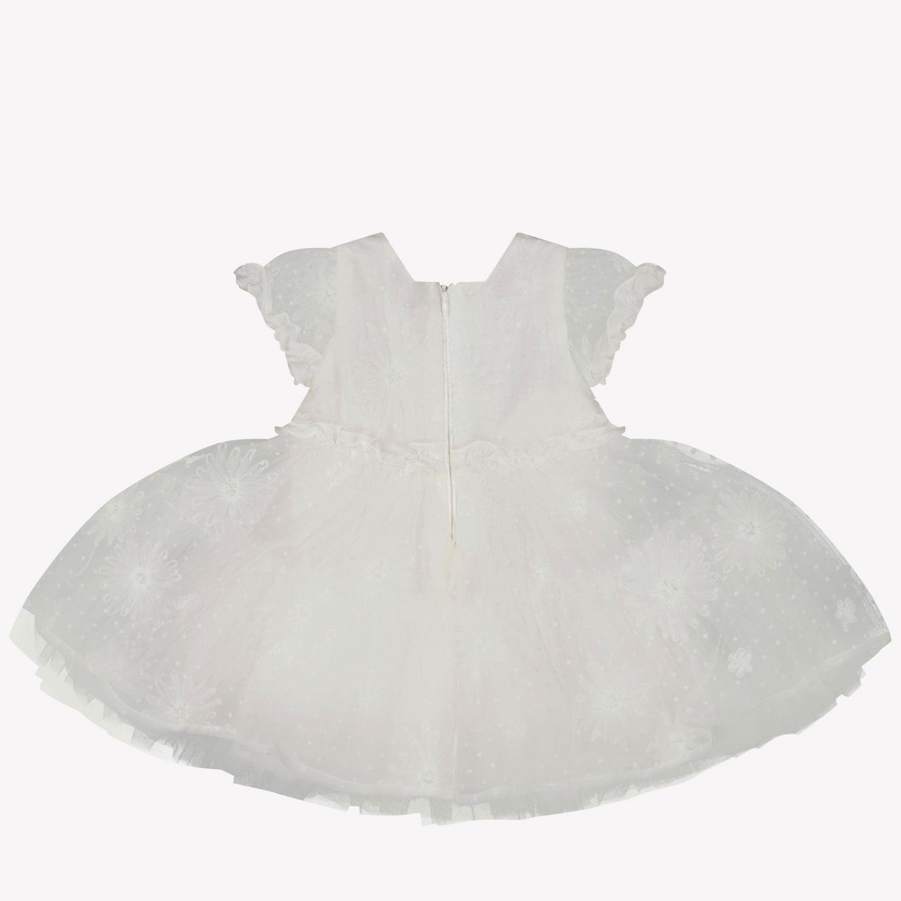 MonnaLisa Baby Mädchen Kleid Grauweiß