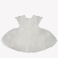 MonnaLisa Baby Mädchen Kleid Grauweiß
