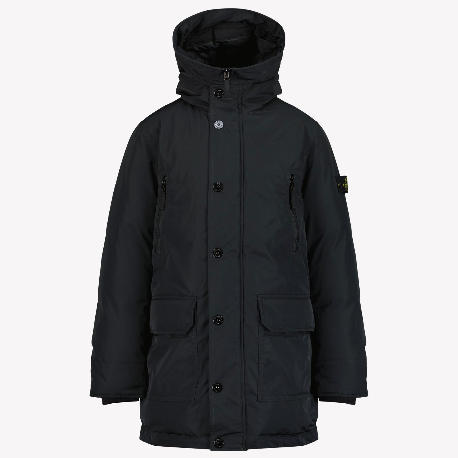 Stone Island Garçons Veste d'hiver Noir