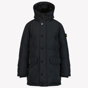 Stone Island Chicos Abrigo de invierno Negro