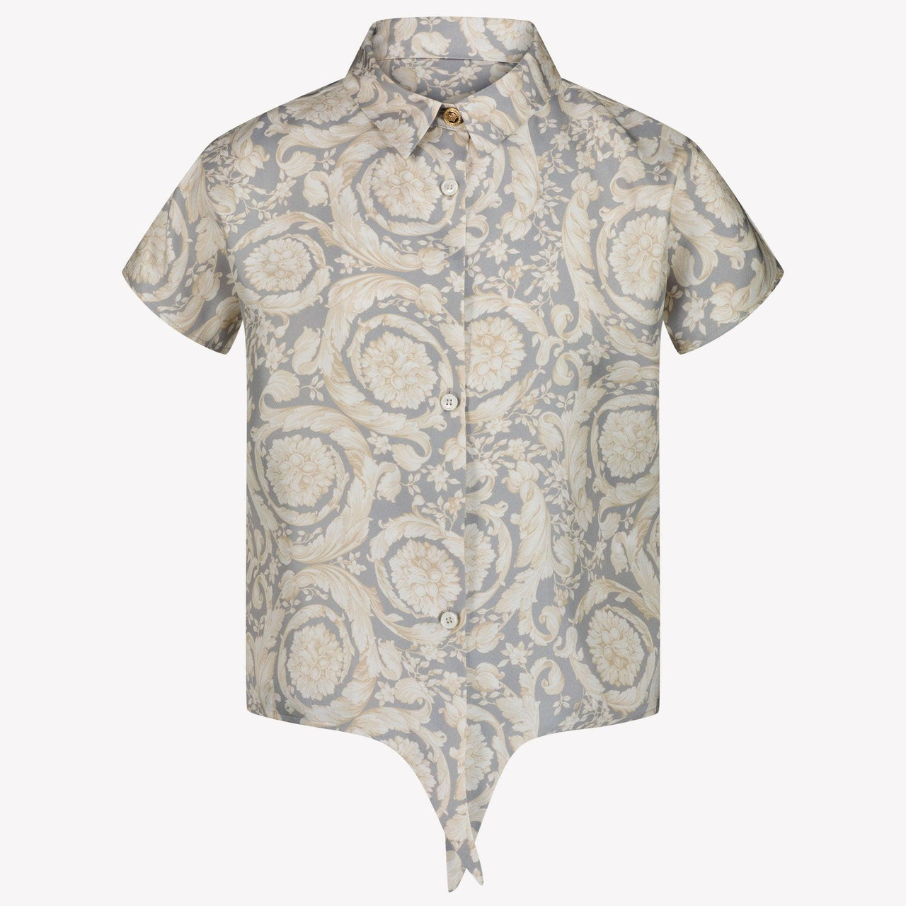 Versace Niño Chicas Blusa en Gris