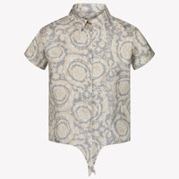 Versace Niño Chicas Blusa en Gris