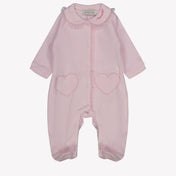 MonnaLisa Baby girls box suit Light Pink