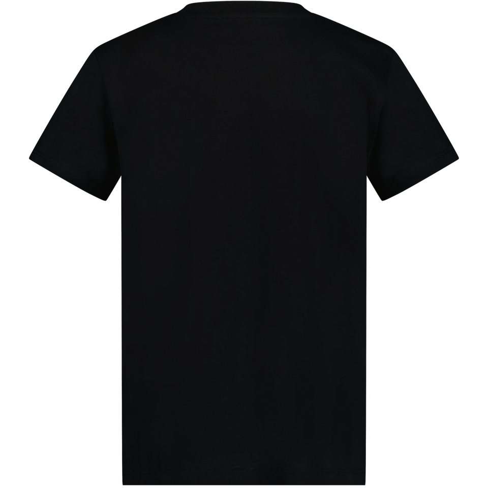 Moschino Kinder Unisex T-Shirt Zwart