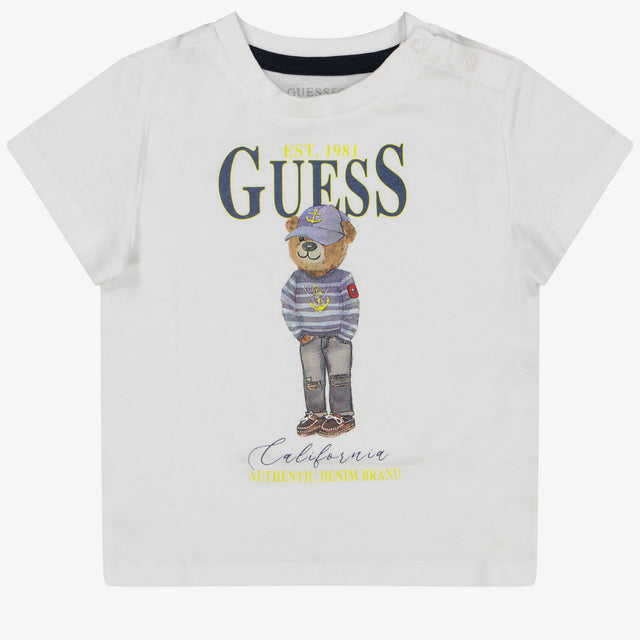 Guess Baby Jungen T-Shirt in Weiß