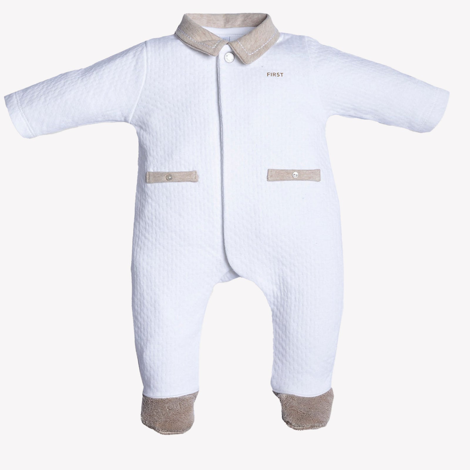 First Bambino Ragazzi Tuta in scatola Bianco