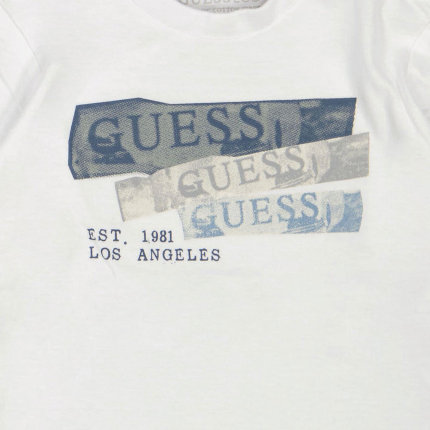 Guess Bébé Garçons T-shirt Blanc