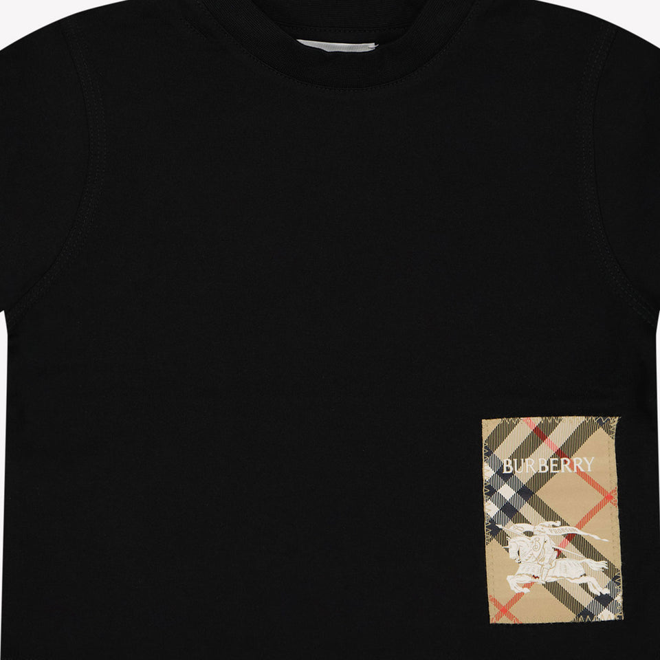 Burberry Cedar Baby Boys T-Shirt in Schwarz