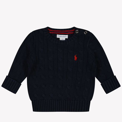 Ralph Lauren Bebé Chicos Chaleco Navy