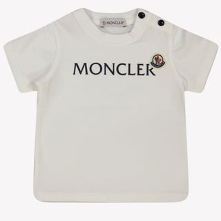 Moncler Bambino Unisex Maglietta Bianco