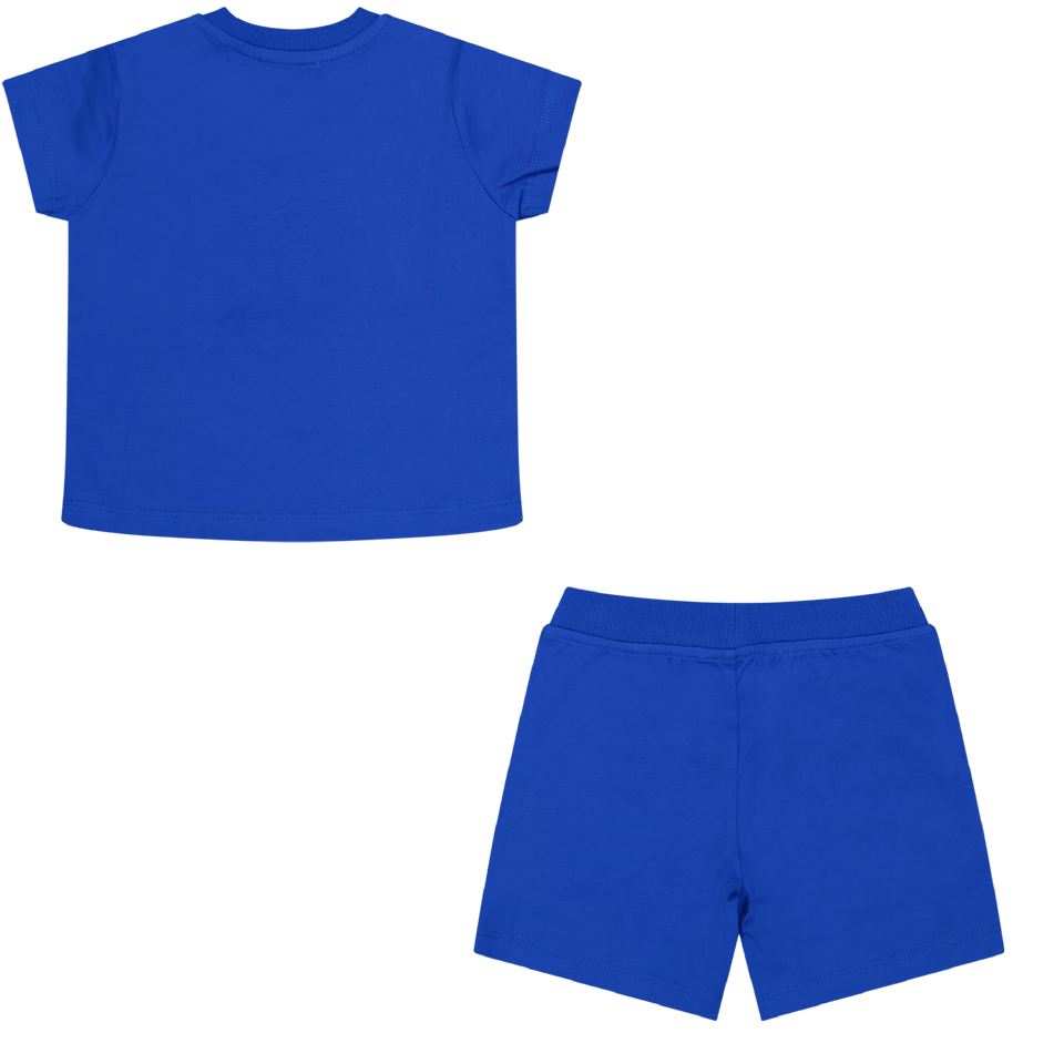 Moschino Baby Unisex Set Blauw