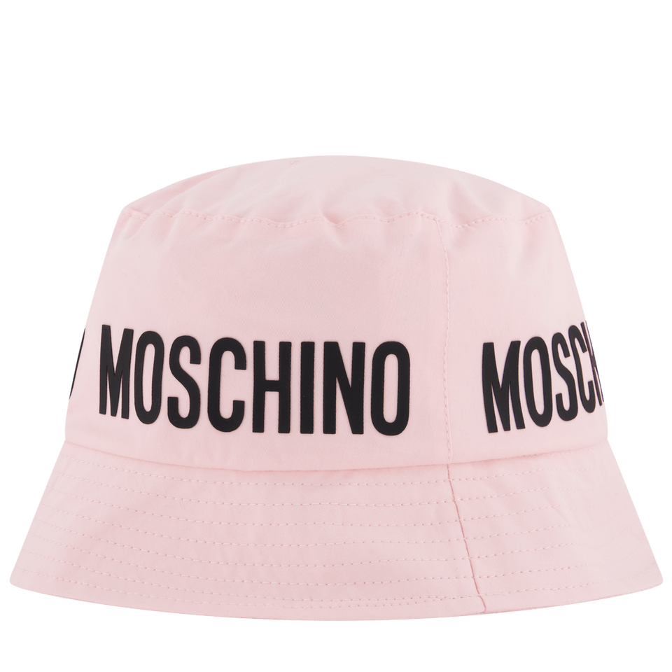 Moschino Kinder Meisjes Hoed Licht Roze