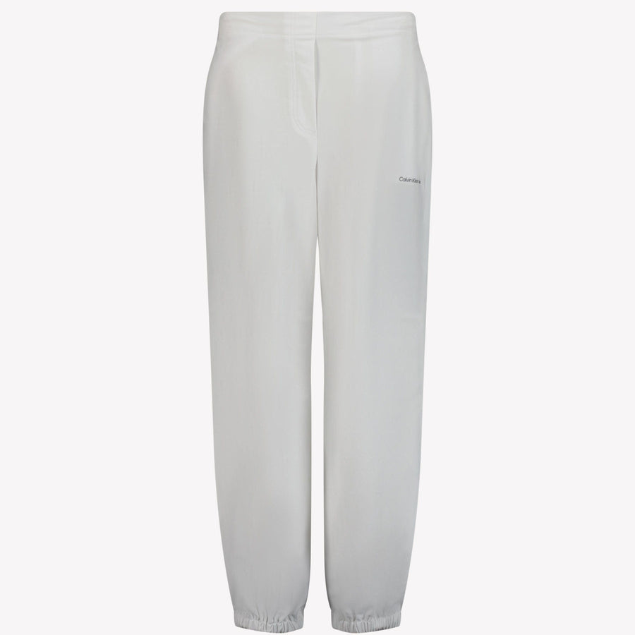 Calvin Klein Girls Trouser White