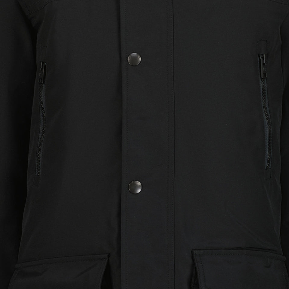 Woolrich Neue Ramar Boys Winterjacke Schwarz