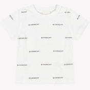 Givenchy baby pojkar t-shirt vit