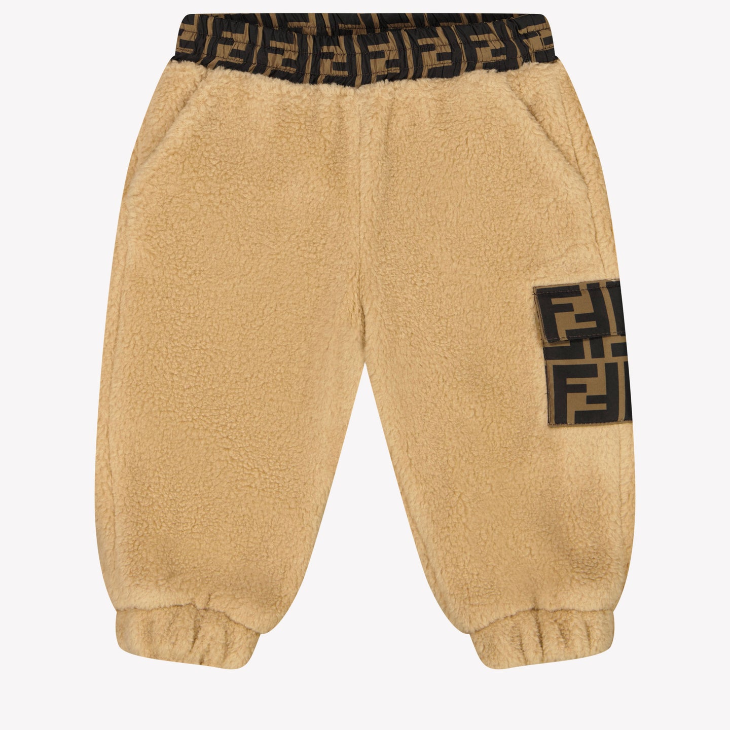 Fendi Baby Unisex Broek Beige