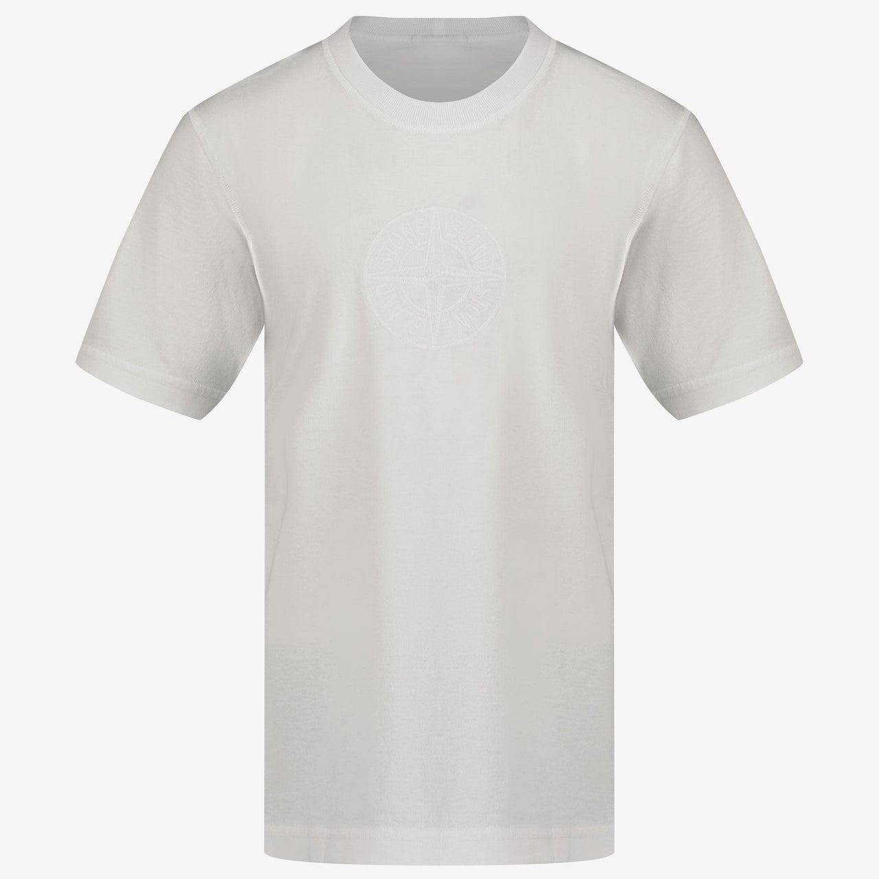 Stone Island Kids Boys  T-Shirt White
