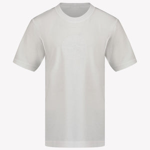 Stone Island Kids Boys  T-Shirt White
