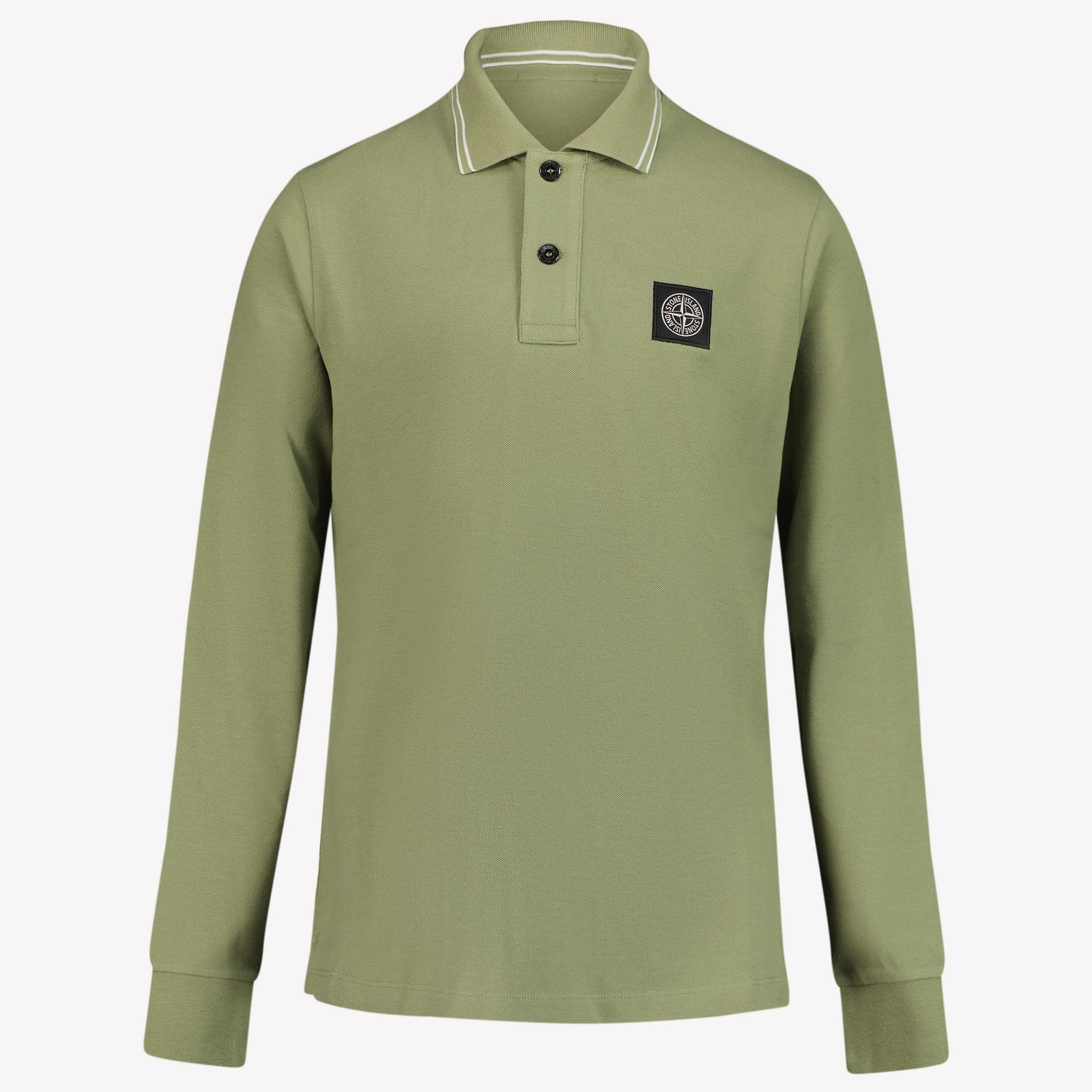 Stone Island Garçons Polo olive Vert