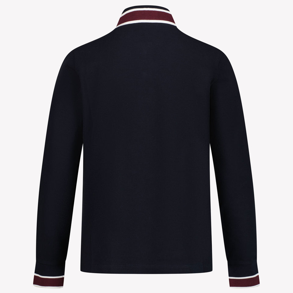 Moncler Chicos Polo Navy