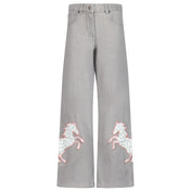 Stella Mccartney Mädchen Jeans Grau