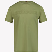 Tommy Hilfiger Kids Boys T-Shirt Olive Green