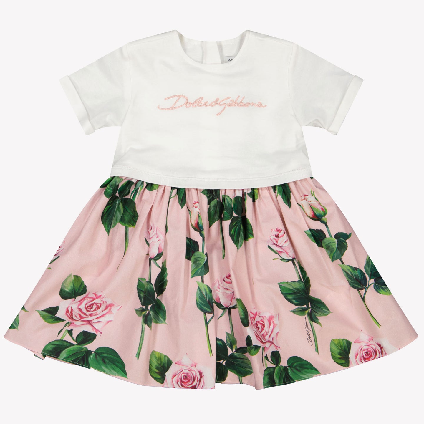 Dolce & Gabbana Bébé Filles Robe Rose Léger