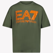 EA7 Kids Boys T-shirt Army