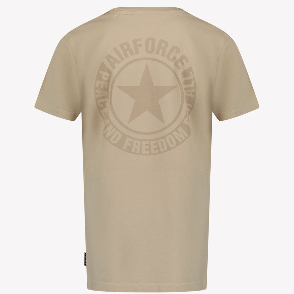 Airforce Kinder Jongens T-Shirt Zand