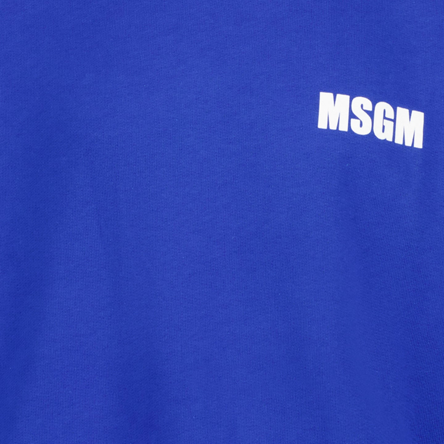 MSGM Unisexe Pull-over Bleu Cobalt