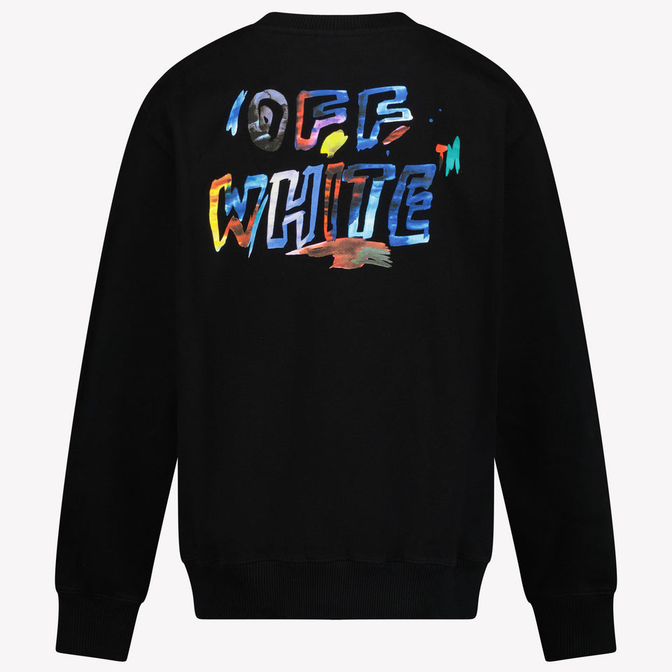 Off-White Ragazzo Ragazzi Maglione in Nero