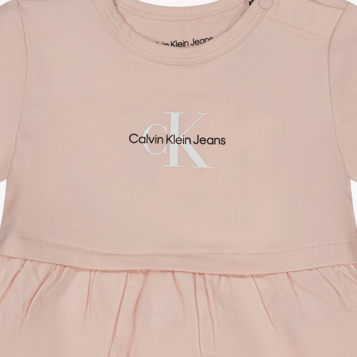Calvin Klein Baby Meisjes Jurk Licht Roze 68