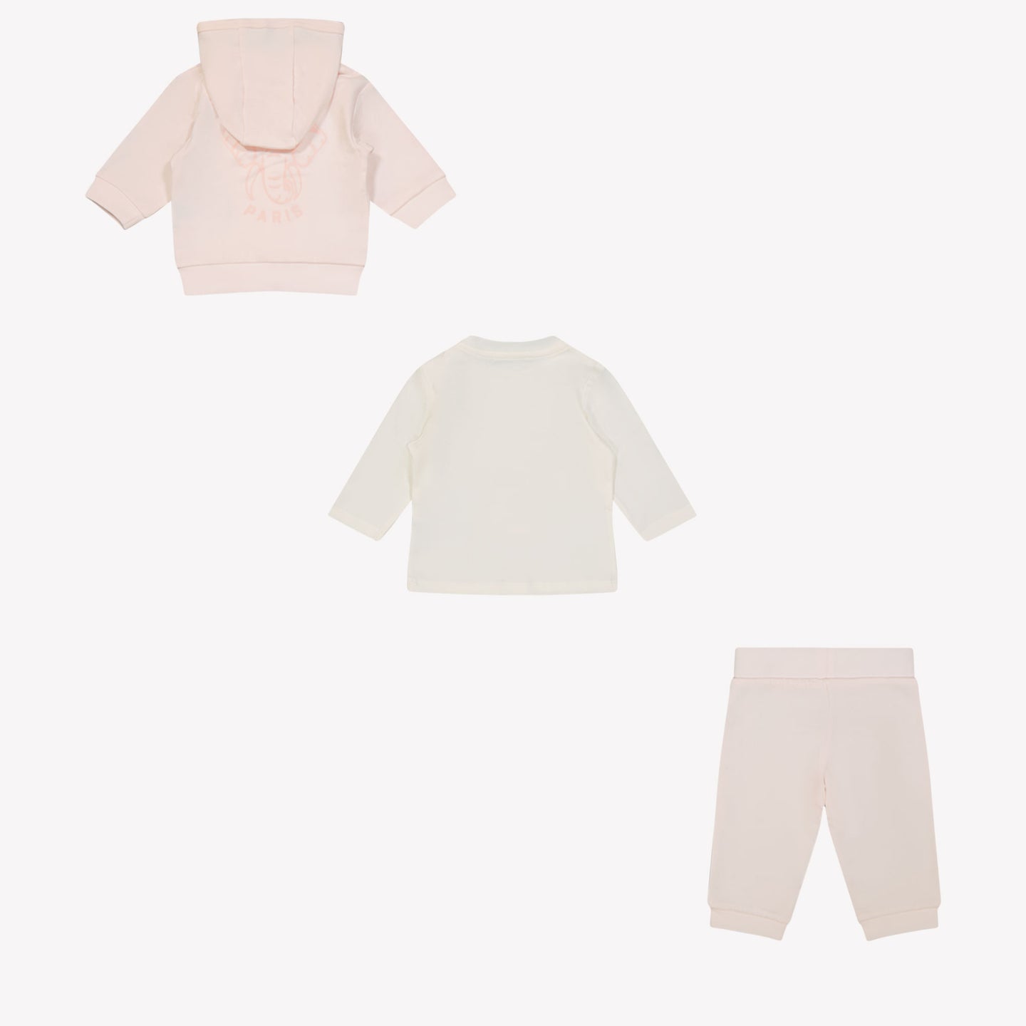 Kenzo Kids Baby Unisex Jogging -Anzug Hellrosa