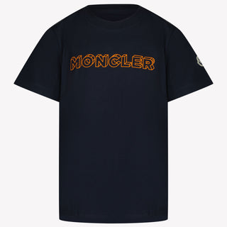 Moncler Garçons T-shirt Navy