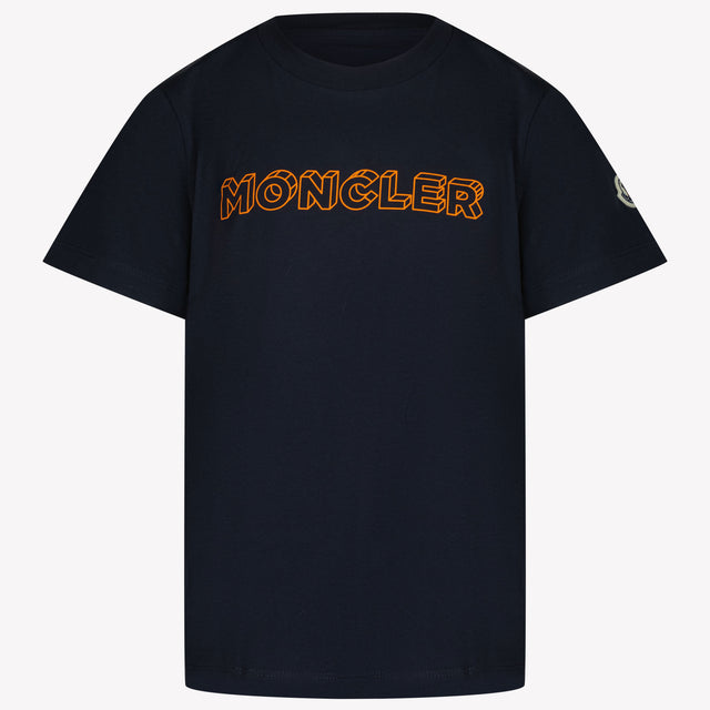 Moncler Boys t-shirt Navy