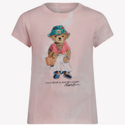 Tričko Ralph Lauren Dětské dívky růžové