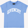 Givenchy Baby Jongens T-Shirt Blauw 6 mnd