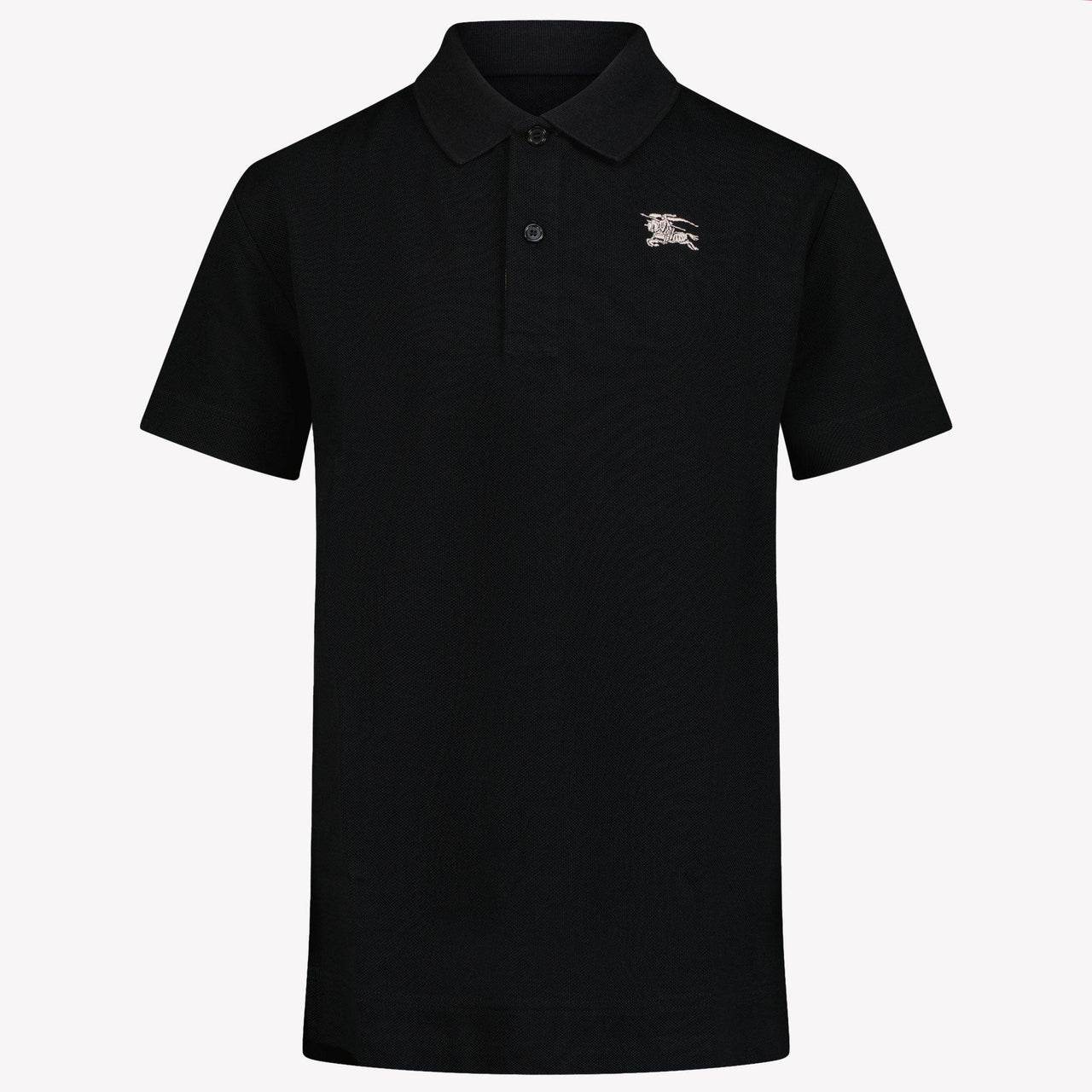 Burberry Bambini di Johane Ragazzi Polo Nero